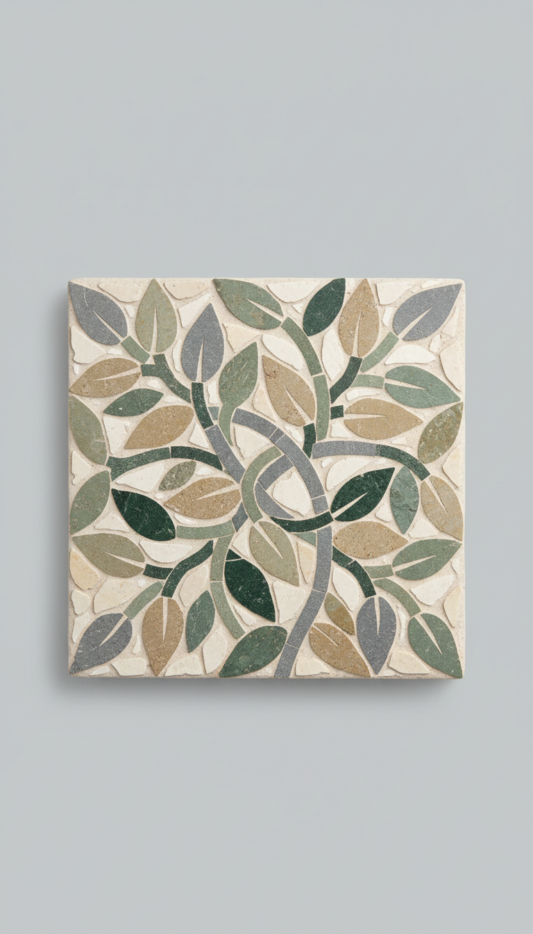 Handcrafted Natural Stone Mosaic Tile